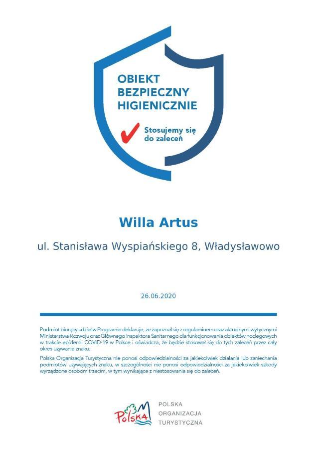 Willa Artus Władysławowo Екстериор снимка